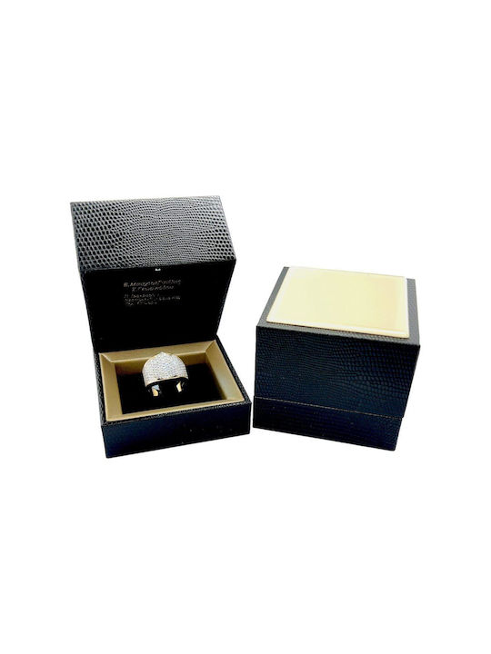 Xryseio Damen Ring mit Steinen aus Gold 18K