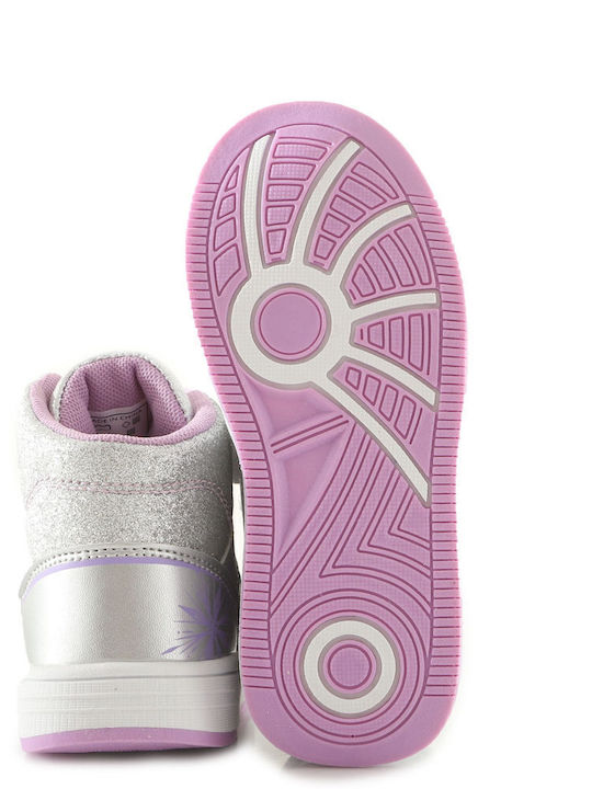 Disney Παιδικά Sneakers High Ασημί