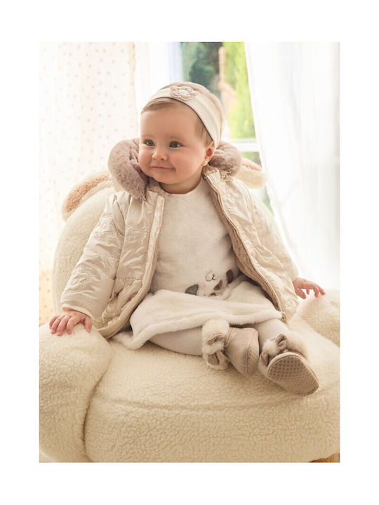 Mayoral Kids Casual Jacket Double Sided with Hood Ceramic