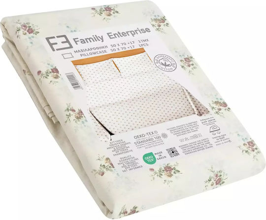 Family Enterprise Сет Чаршафи с 1 Калъфка Единично с Ластик 110x200+35см. Многоцветен 2бр