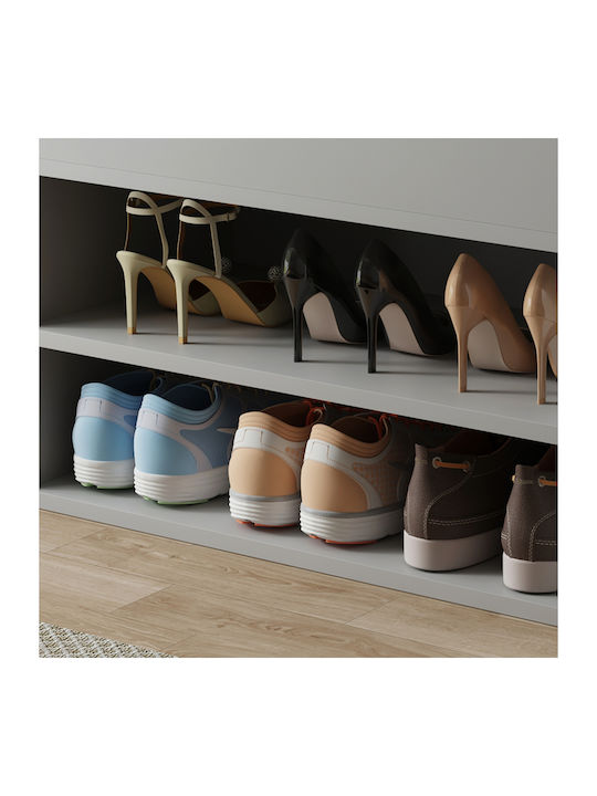 Romir Wooden Shoe Organizer Gray 60x30x44cm