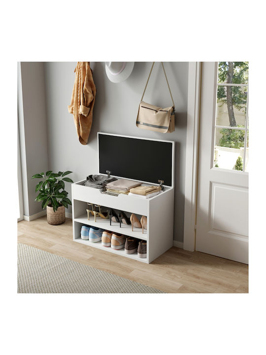 Romir Wooden Shoe Organizer White 60x30x44cm