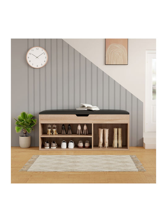 Romir Wooden Shoe Organizer Beige 100x30x44cm