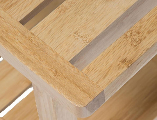 Σκαμπό Κουζίνας Ξύλινο Καφέ 25.2x39.5x46εκ.