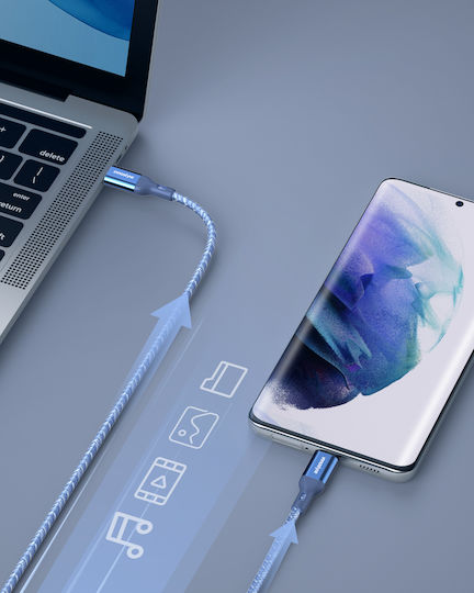 Innostyle USB 2.0 Kabel USB-C männlich - USB-C 60W PD Schwarz 2m ICC150ALBLU
