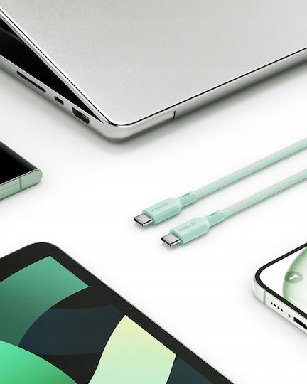 Innostyle USB 2.0 Cable USB-C male - USB-C 240W PD Πράσινο 2m ICC240GN
