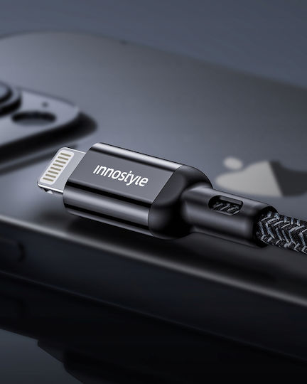 Innostyle USB-C zu Lightning Kabel Schwarz 2m (ICL150ALBLU)