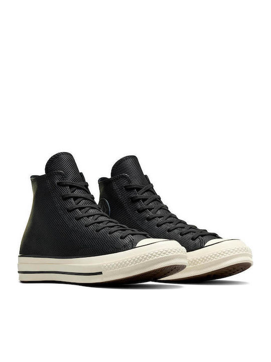 Chuck 70 Leather Sneakers Black