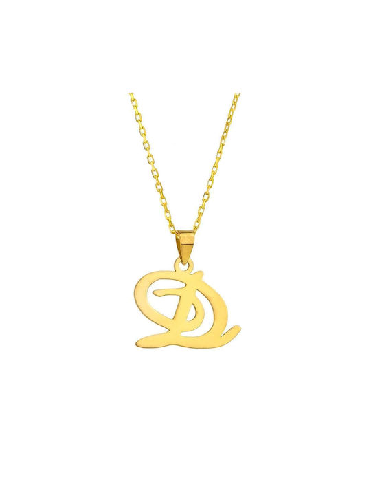 Goldsmith Necklace Monogram from Silver