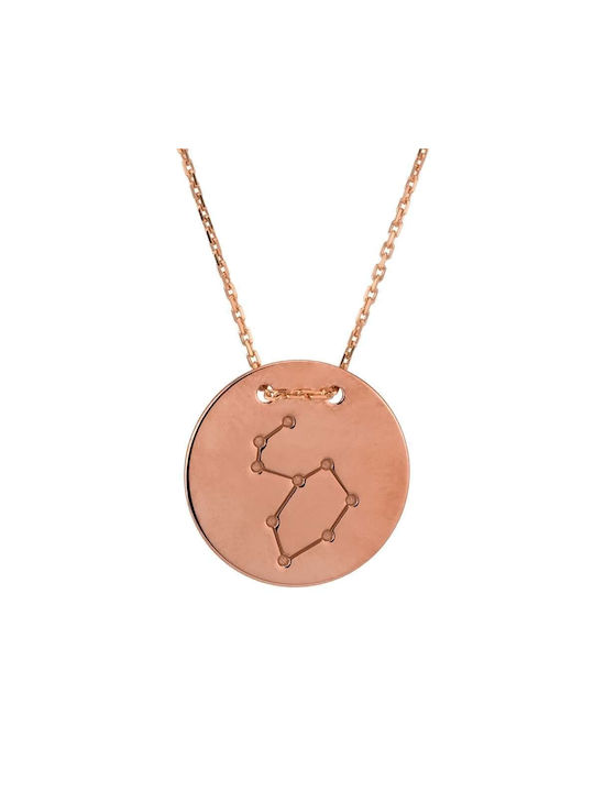 Goldsmith Necklace from Pink Gold Plated Silver