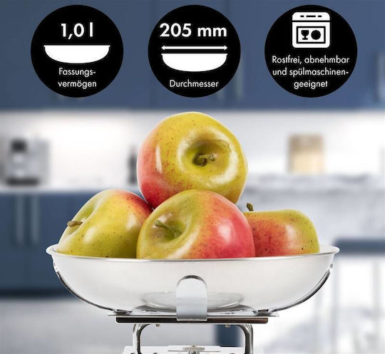 Profi Cook Analog Kitchen Scale with Bucket up to 5kg Gray