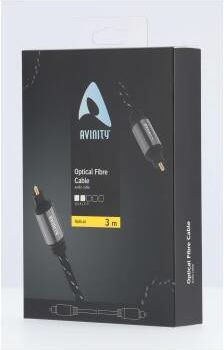 Avinity Оптичен аудио кабел TOS мъж - TOS мъж Черен 3м (127113)
