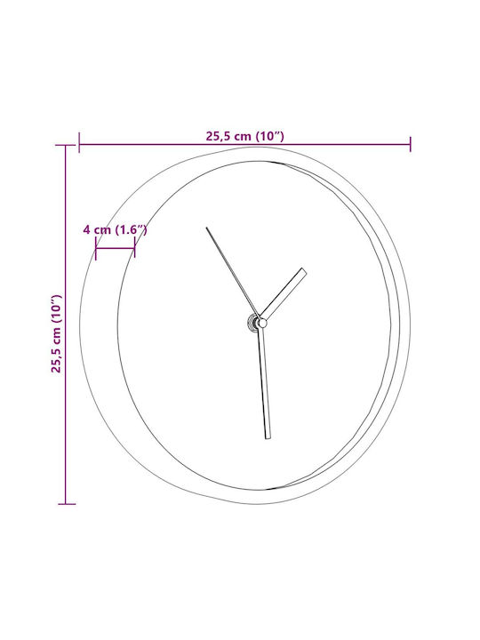 vidaXL Kids Wall Clock 25.5cm