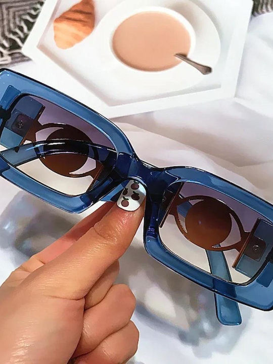 SeeVision Sonnenbrillen mit Mehrfarbig Rahmen und Braun Verlaufsfarbe Linse 4K3-BLUE-ONESIZE-8683-50024