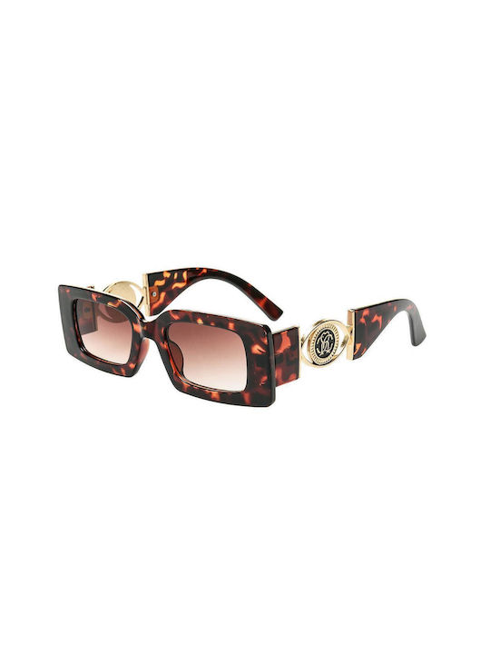 SeeVision Sunglasses with Multicolour Plastic Frame and Blue Gradient Lens 4K3-LEOPARD-ONESIZE-8683-50024