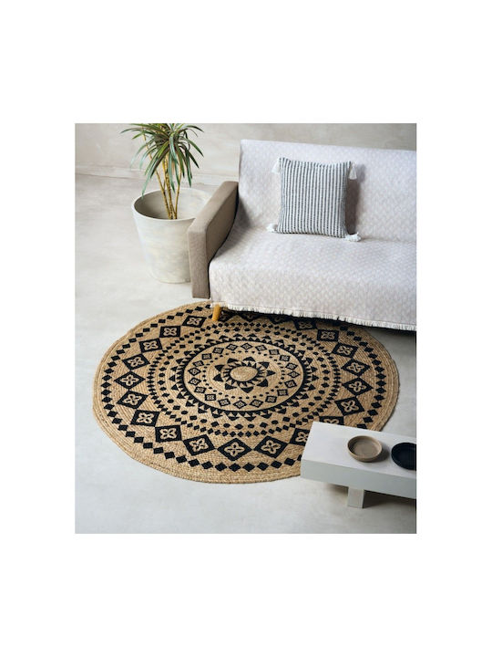 Kentia Yute Rug Round Summer from Jute 241