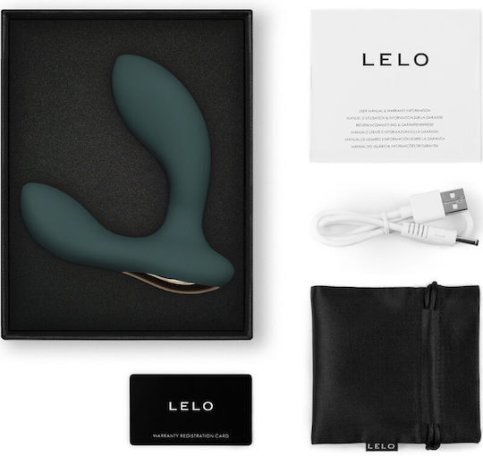 Lelo Hugo 2 Anal Vibrator with Wireless Functionality Green 10.4cm