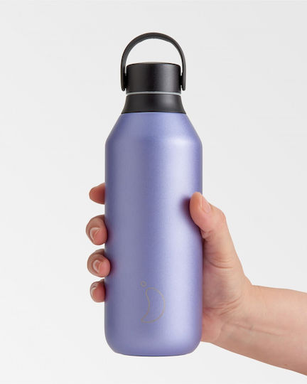 Chilly's Series 2 Bottle Thermos Stainless Steel BPA Free 500ml Lilac