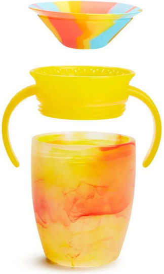Munchkin Baby Cup Miracle 360° Trainer Cup Tropical Swirl Plastic Yellow 207ml for 6m+