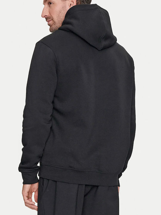 Guess Men's Sweatshirt with Hood Black