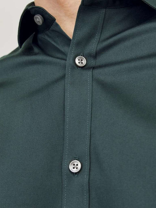 Long-sleeved Cotton Shirt Darkest Spruce