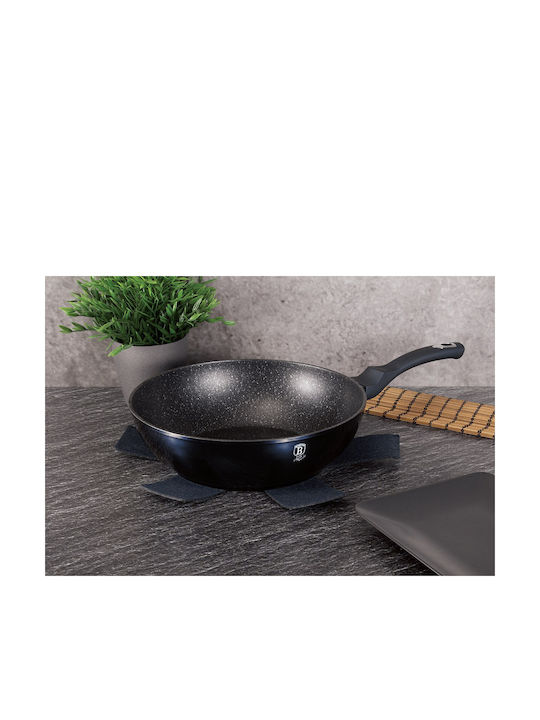 Berlinger Haus Aquamarine Edition Wok made of Aluminum with Stone Coating 30cm