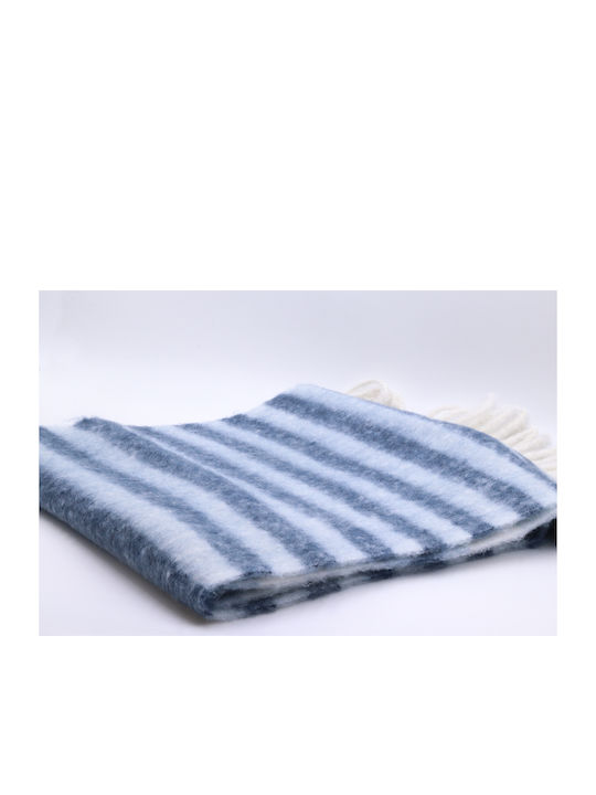 Only Women's Wool Scarf Light Blue