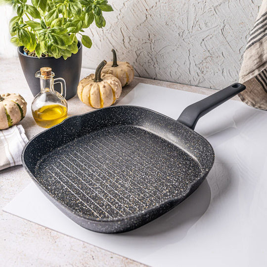 Klausberg 28cm Grill Aluminium mit Steinbeschichtung