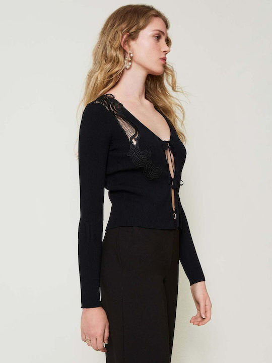 Cardigan Twinset pentru femei cu dantelă 242tp3193