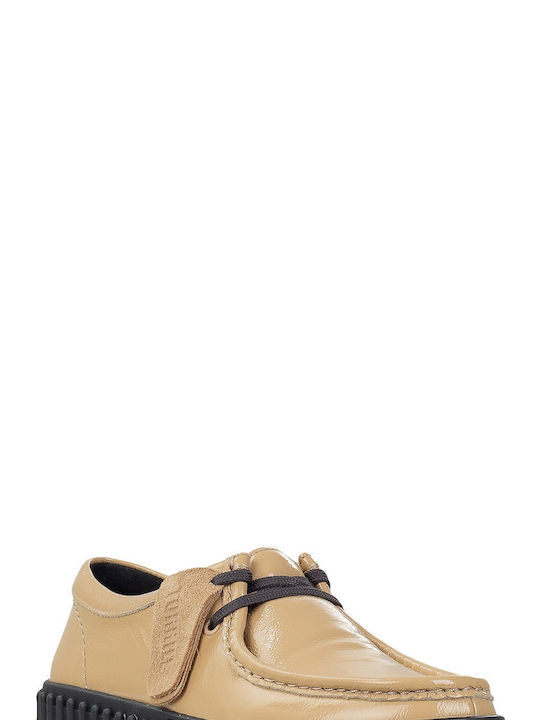 Clarks Torhill Damen Mokassins in Beige Farbe