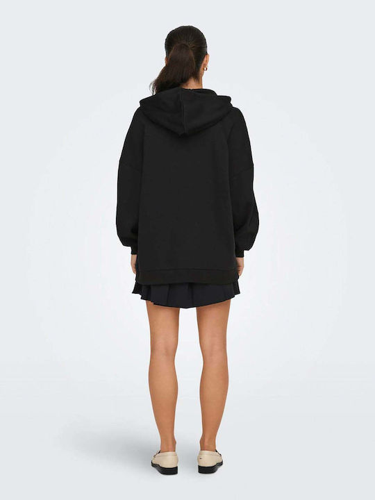 Daze Women's Sweatshirt Jacket Hooded Black