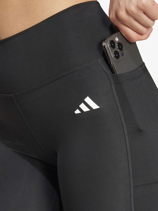 Optime Essentials Stash Pocket Full-length Women's Cropped Training Legging Black