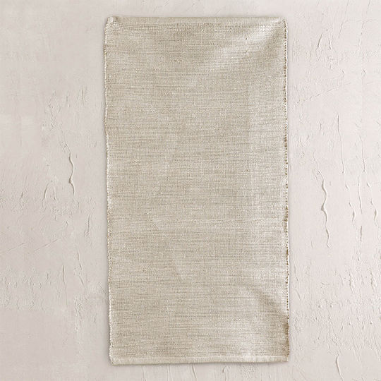 Rythmos Nisyros Χαλί Ορθογώνιο Βαμβακερό Εκρού 120x160cm