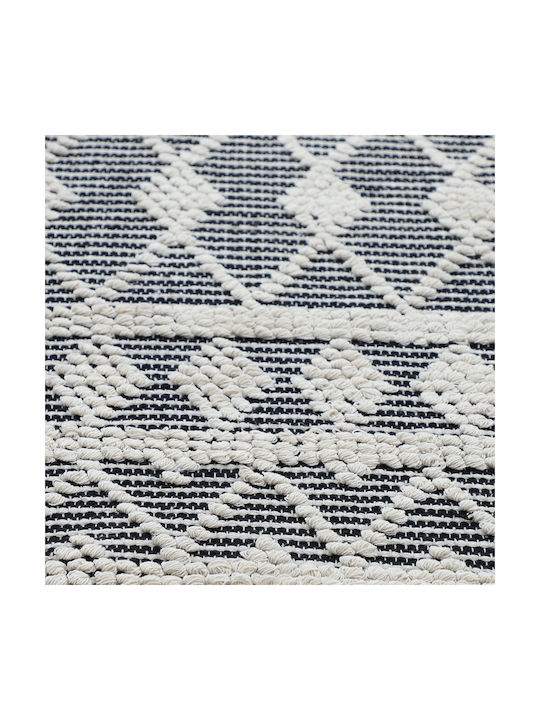 Melinen Rug Rectangular Gray