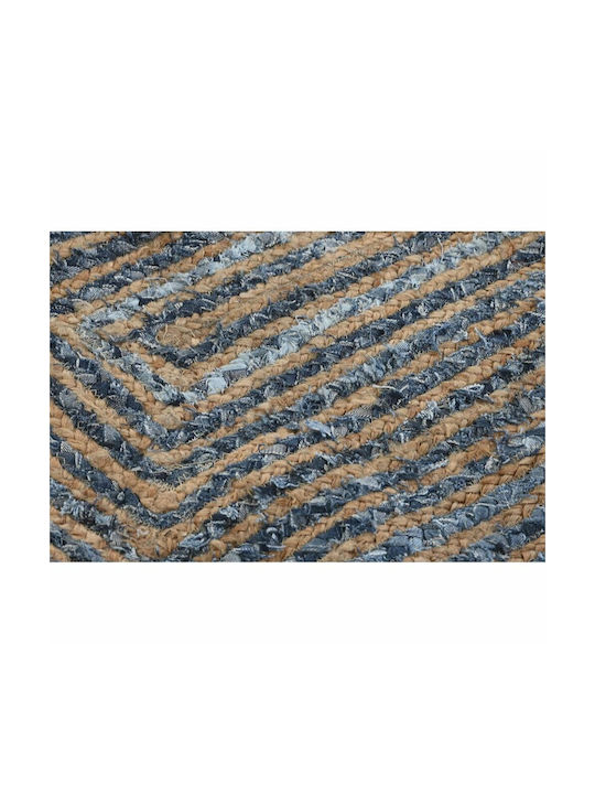 DKD Home Decor Ινδός Rug Outdoor Rectangular Blue