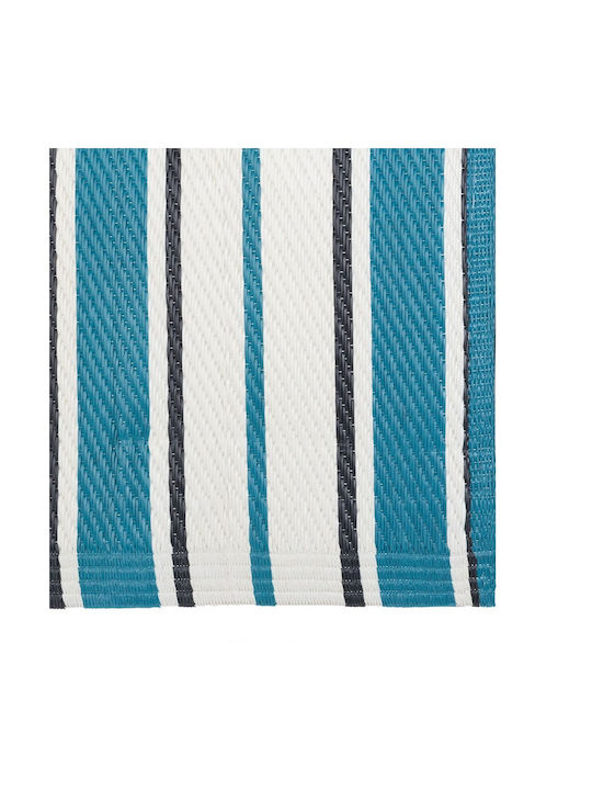 BigBuy Milos Rug Outdoor Rectangular Blue