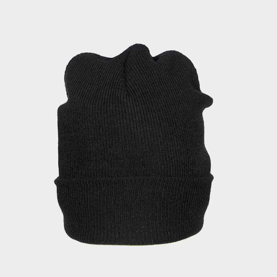 Heart Of Ny Beanie Beanie Knitted in Black color