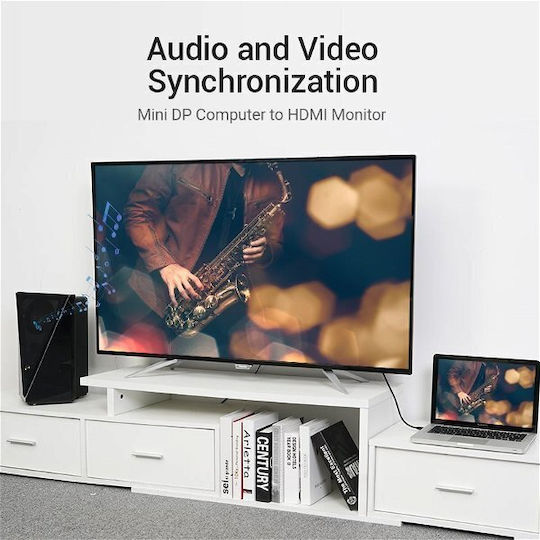 Vention DisplayPort-Kabel Männlich - Mini-DisplayPort Männlich 2m Schwarz
