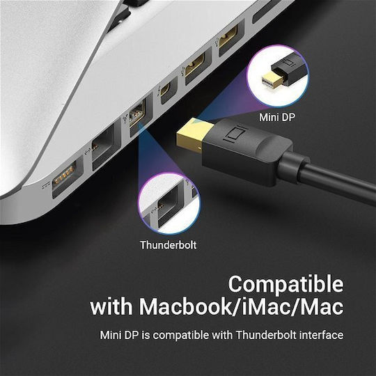 Vention DisplayPort-Kabel Männlich - Mini-DisplayPort Männlich 2m Schwarz