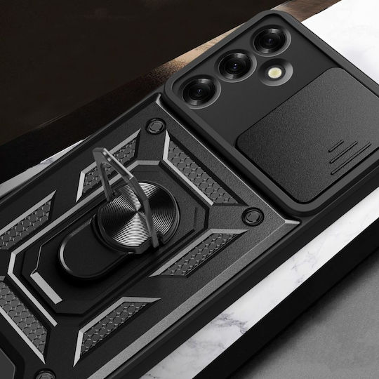 Tech-Protect Camshield Pro Back Cover Tempered Glass Black (Samsung Galaxy M35)