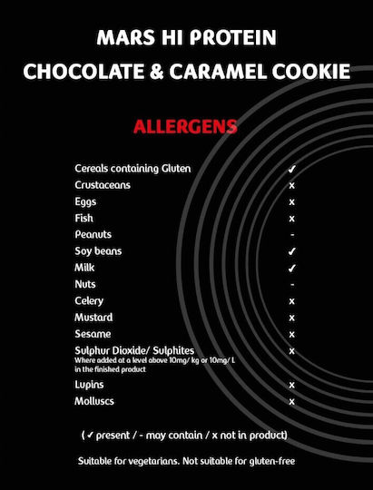 Mars Biscuits Protein Hi-Protein With Chips Chocolate & Caramel 1pcs 60gr
