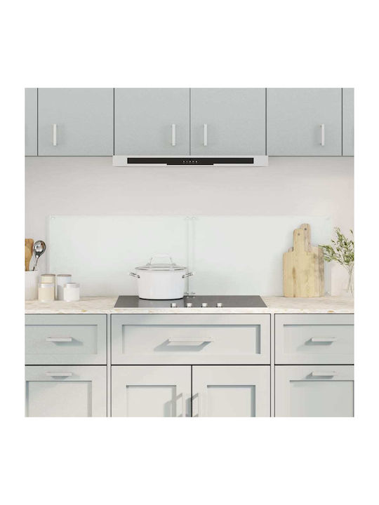 vidaXL Rectangular Back Made of Glass in Transparent Color 70x50cm 3315790 2 Pieces