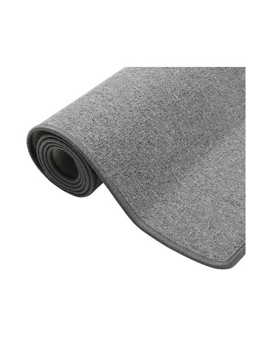 vidaXL Teppich Rechteckig Dark Grey