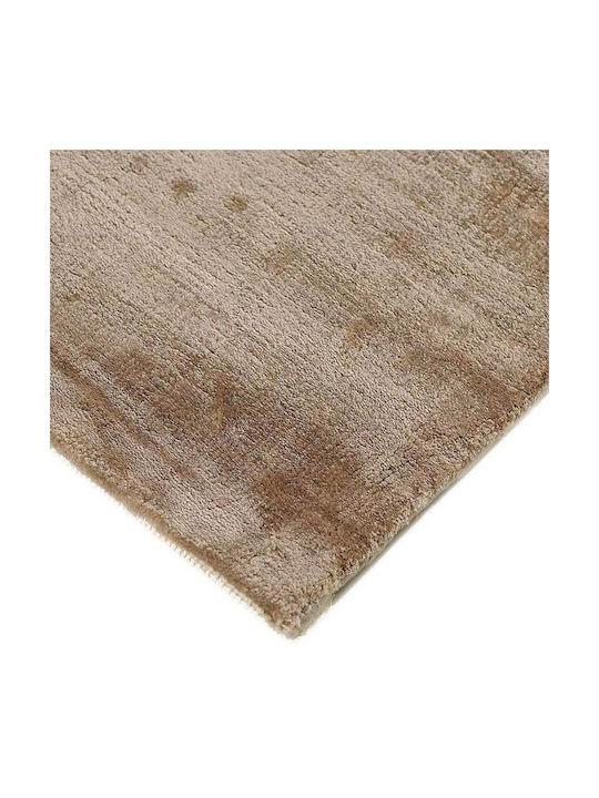 Tapicap Smooth Handmade Rug Rectangular Tan