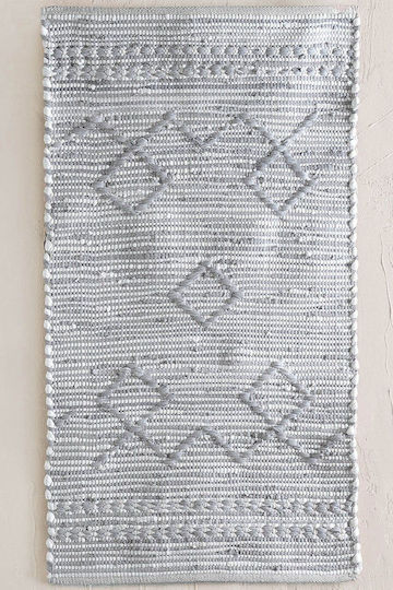 Rythmos Ketil Χαλί Ορθογώνιο Βαμβακερό Γκρι 70x140cm
