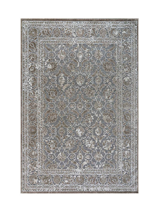 Madi Posh Rug Round Summer Grey Blue