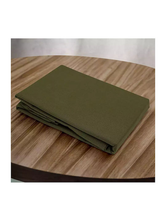 Lino Home Sheet Super-Double 240x260cm. Claro Green