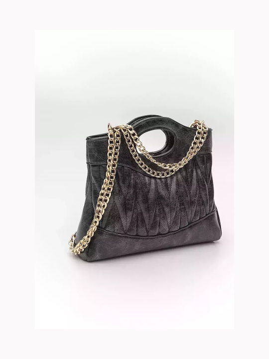 Fragola Damen Tasche Schulter Schwarz