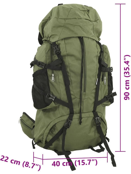 vidaXL Backpack Αδιάβροχο Χακί