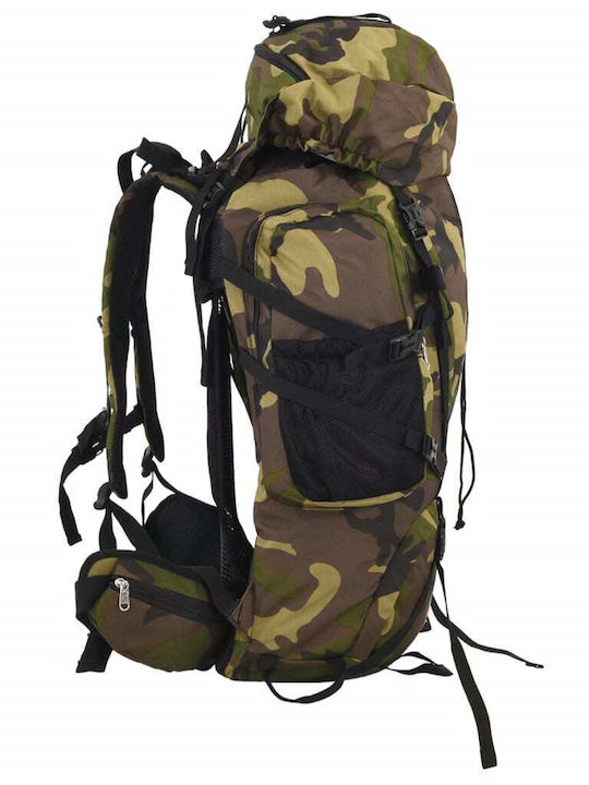 vidaXL Backpack Αδιάβροχο 60lt Πράσινο
